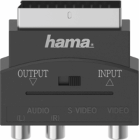 Hama 205268 RCA/S-Video anya - Scart apa Adapter
