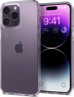 Spigen Liquid Crystal Apple iPhone 14 Pro Szilikon Tok - Átlátszó