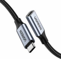 Ugreen US372 USB-C apa - USB-C anya 3.1 Gen.2 Hosszabbító kábel - Fekete (2x1m)