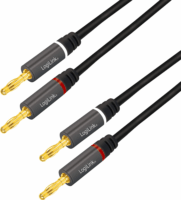 LogiLink CA1210 Banándugós audió kábel (3m)