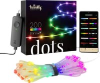 Twinkly Dots TWD200STP-TEU Kül-/Beltéri LED Fényfüzér 10m - Színes