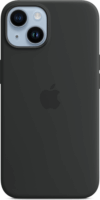 Apple iPhone 14 Magsafe gyári Szilikon Tok - Éjfekete