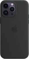 Apple iPhone 14 Pro Max Magsafe Szilikon Tok - Éjfekete