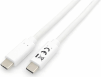 Equip 128362 USB-C apa - USB-C apa 3.2 kábel - Fehér (1m)