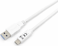 Equip 128362 USB-A apa - USB-C apa 3.2 kábel - Fehér (1m)