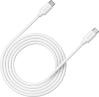 Canyon CNS-USBC9W USB-C apa - USB-C apa Adat és töltő kábel - Fehér (1.2m)