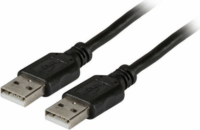 Efb USB-A apa - USB-A apa 2.0 Összekötő kábel - Fekete (0.5m)