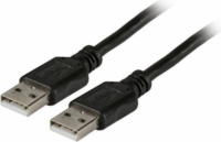 Efb USB-A apa - USB-A apa 2.0 Összekötő kábel - Fekete (3m)