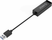 Orico UTJ-U3-BK-BP USB-A 3.0 apa - RJ45 anya adapter - Fekete