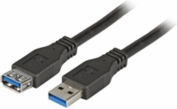 Efb USB-A apa - USB-A anya 3.0 Hosszabbító kábel - Fekete (1m)