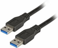 Efb USB-A apa - USB-A apa 3.0 Összekötő kábel - Fekete (1m)