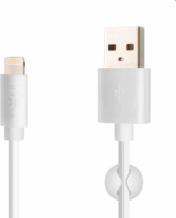 Fixed USB-A apa - Lightning apa iPhone töltő kábel - Fehér (2m)