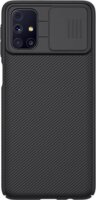 Nillkin Camshield Samsung Galaxy M31s Szilikon Tok - Fekete