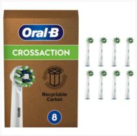 Oral-B CrossAction CleanMaximizer White Elektromos Fogkefe fej (8db)