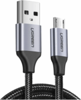 Ugreen US290 USB-A apa - Micro USB-B apa 2.0 Adat és töltőkábel - Fekete (1.5m)