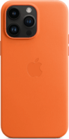 Apple iPhone 14 Pro Max Magsafe gyári Bőr Tok - Narancssárga