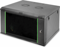 Digitus 19" Fali rack szekrény 7U 600x600mm - Fekete