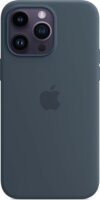 Apple iPhone 14 Pro Max gyári Magsafe Szilikon Tok - Sötétkék