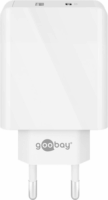 Goobay 44961 Hálózati USB-C / USB-A töltő - Fehér (28W)