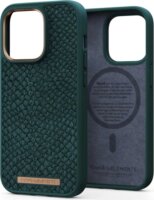 Njord Salmon Leather MagSafe Apple iPhone 14 Pro Bőr Tok - Zöld