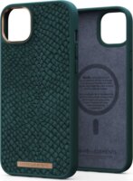 Njord Salmon Leather MagSafe Apple iPhone 14 Plus Bőr Tok - Zöld