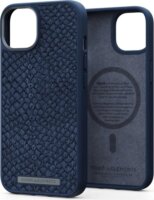 Njord Salmon Leather MagSafe Apple iPhone 14 Bőr Tok - Kék