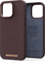 Njord Genuine Apple iPhone 14 Pro Max Bőr Tok - Sötétbarna