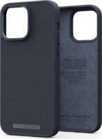 Njord Genuine Apple iPhone 14 Pro Max Bőr Tok - Fekete