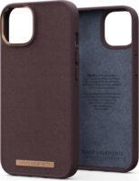Njord Genuine Apple iPhone 14 Bőr Tok - Sötétbarna