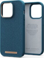 Njord Fabric Apple iPhone 14 Pro Szilikon Tok - Kék