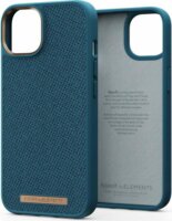 Njord Fabric Apple iPhone 14 Szilikon Tok - Kék