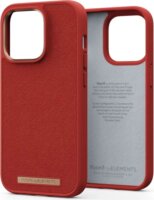 Njord Suede Comfort Apple iPhone 14 Pro Szilikon Tok - Piros