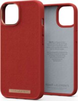 Njord Suede Comfort Apple iPhone 14 Szilikon Tok - Piros