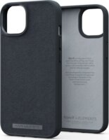 Njord Suede Comfort Apple iPhone 14 Szilikon Tok - Fekete