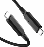 Spigen PB1800 USB-C apa - USB-C apa 2.0 Adat és töltőkábel - Fekete (1m)
