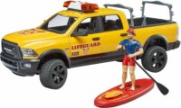 Bruder RAM 2500 Power Wagon autó vizi mentő figurával (1:16) - Színes