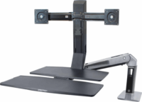 Ergotron 24-316-026 24" LCD TV/Monitor asztali tartó - Fekete (2 kijelző)