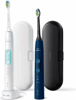 Philips Sonicare ProtectiveClean 5100 Szónikus fogkefe - Fehér/Kék (2db/csomag)