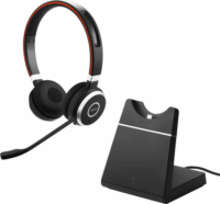 Jabra Evolve 65 MS Stereo Wireless Headset + Töltőállomás - Fekete