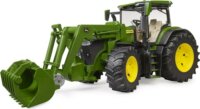 Bruder John Deere 7R 350 Traktor elülső rakodóval (1:16) - Zöld