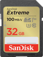 Sandisk 32GB Extreme SDHC UHS-I Memóriakártya