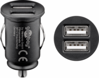 Goobay 44177 Autós USB-A töltő - Fekete (5V / 2.4A)