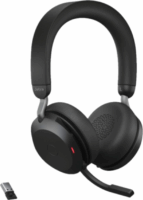Jabra Evolve2 75 UC Wireless Headset + Link380a dongle - Fekete