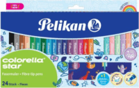 Pelikan Colorella Star 0.8 mm Filctoll készlet - Vegyes színek (24 db / csomag)
