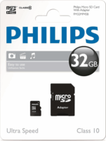 Philips 32GB Class10 microSDHC UHS-I Memóriakártya + Adapter