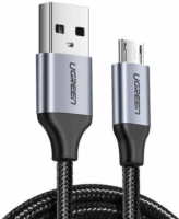 Ugreen US290 USB-A apa - Micro USB-B apa 2.0 Adat és töltőkábel - Fekete (1m)