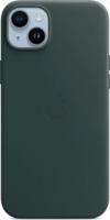 Apple MagSafe-rögzítésű iPhone 14 Plus Gyári Bőrtok - Erdőzöld