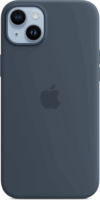 Apple MagSafe-rögzítésű iPhone 14 Plus Gyári Szilikontok - Viharkék