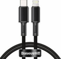 Baseus CATLGD-01 USB-C apa - Lightning apa Adat és Töltőkábel - Fekete (1m)