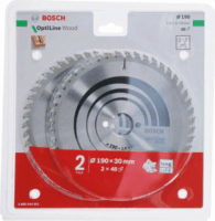 Bosch 2608644651 Körfűrészlap készlet - 190mm (2 db/csomag)
